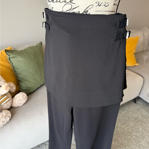 Zara Black Wide Leg Women's Pants - Picture 3 of 6